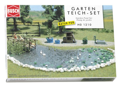 Hornby France Busch 1210 - Estanque de jardín para pista de tren , color/modelo surtido
