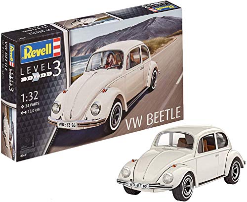 Revell Volkswagen Maqueta VW Beetle, Kit Modelo, Escala 1:32 (7681)(07