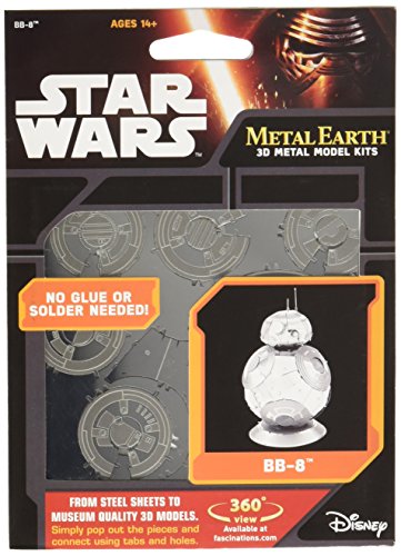 Star Wars Maqueta de Metal 3D BB-8 Earth MMS271