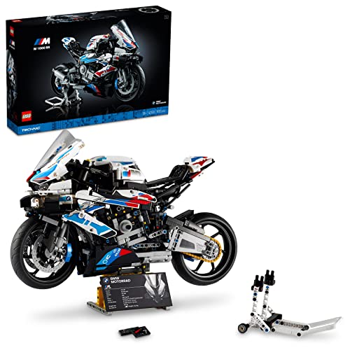 LEGO 42130 Technic BMW M 1000 RR, Motos a Escala, Regalo Original Coleccionable, Maqueta para Construir para Adultos