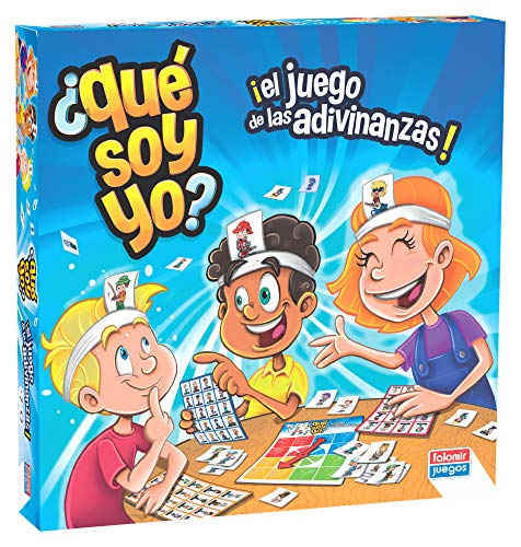 Falomir-¿Qué soy yo Juego de Mesa, Multicolor, única, 7+ (9506)