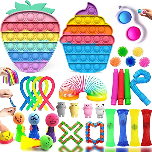 Fidget Toy Pack, 32 Piezas Fidget Toy Pack Barato, Juguetes Niños par